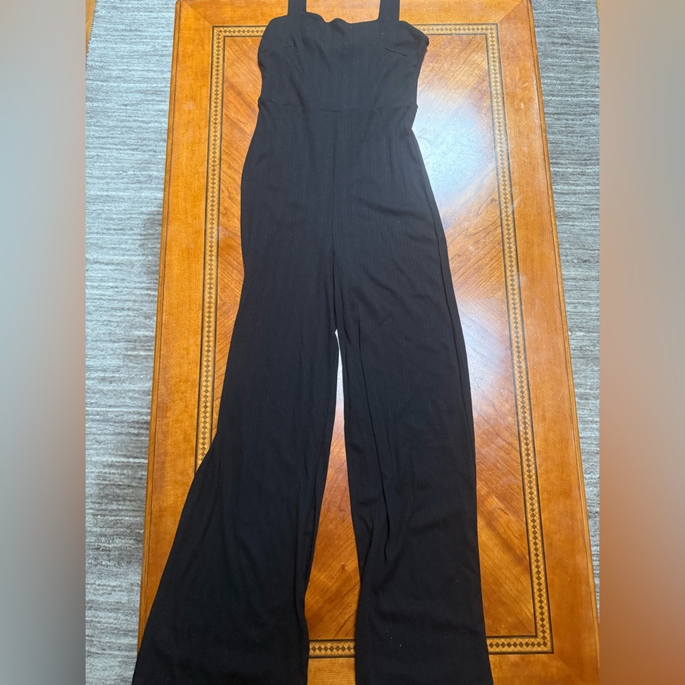 Forever 21 Black Wide Leg Jumpsuit